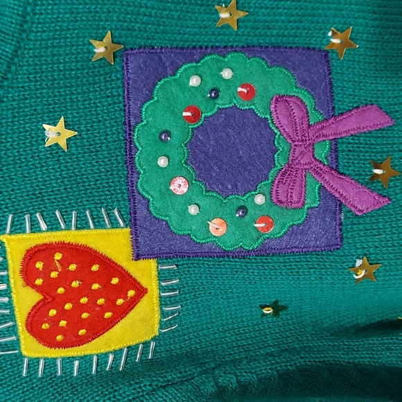 🟢 Jason Maxwell Christmas sweater size small (InvW099) - Picture 5 of 10